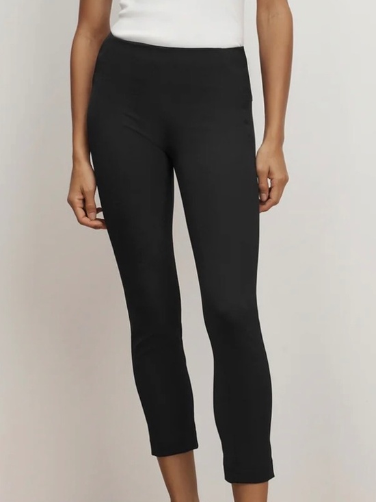 Veronica Beard Pants - Veronica Beard Black Scuba Pants Zip Back Slim Ankle Size 6 Like New